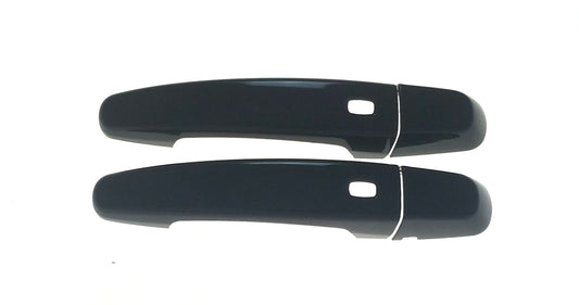 DH6213BLK 16-22 Chevrolet Camaro W/ Smart Key 2 PCS Gloss Black Snap-on W/Tape Door Handle Cover Chrome Delete Kit