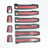 DH6280BLK 15-17 Buick Verano W/ Smart Key 8 PCS Gloss Black Snap-on W/Tape Door Handle Cover