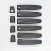 DH6280BLK 11-16 Chevrolet Cruze W/ Smart Key 8 PCS Gloss Black Snap-on W/Tape Door Handle Cover Chrome Delete Kit