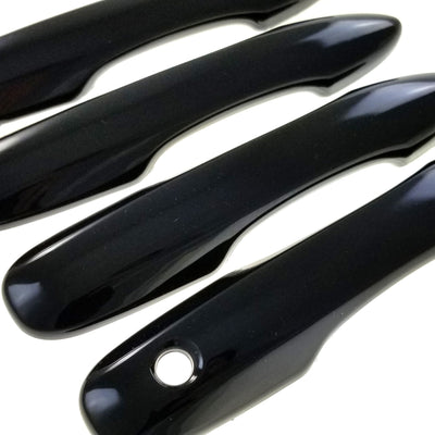 DH6284BLK 18-22 Toyota Camry Works over Keyless Sensors 4 PCS Gloss Black Snap-on W/Tape Door Handle Cover