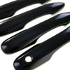 DH6284BLK 20-22 Toyota Corolla Works over Keyless Sensors 4 PCS Gloss Black Snap-on W/Tape Door Handle Cover