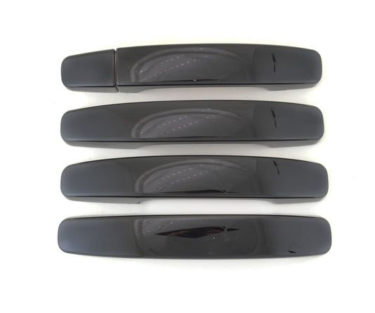 DH6290BLK 20-21 Kia Soul EV No Smart Key 5 PCS Gloss Black Snap-on W/Tape Door Handle Cover