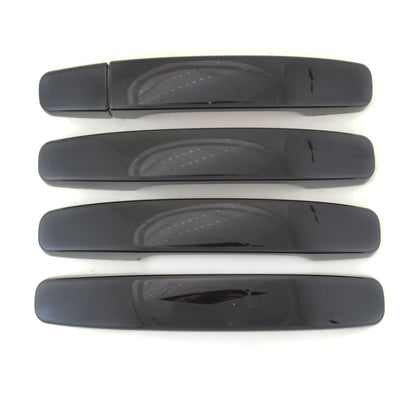 DH6290BLK 20-22 Kia Soul No Smart Key 5 PCS Gloss Black Snap-on W/Tape Door Handle Cover