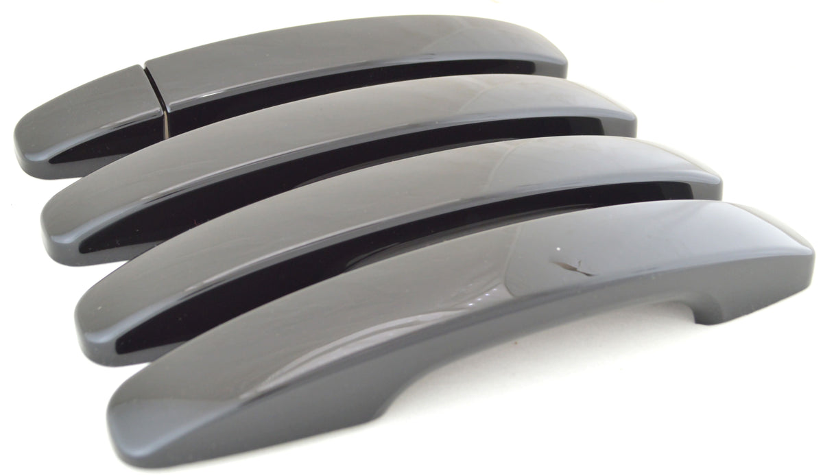 DH6290BLK 20-22 Kia Soul No Smart Key 5 PCS Gloss Black Snap-on W/Tape Door Handle Cover