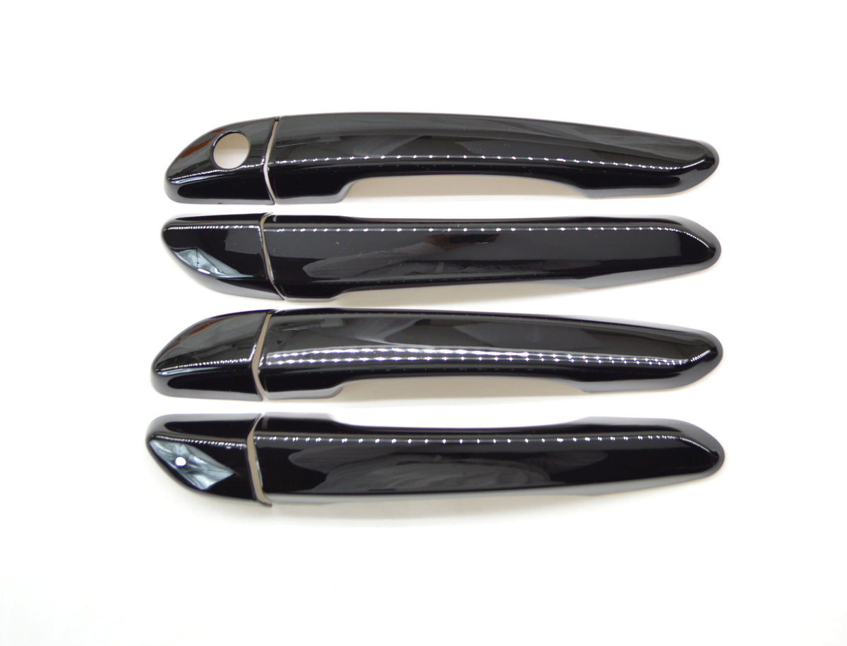 DH6297BLK 16-20 Hyundai Tucson No Smart Key 8 PCS Gloss Black Snap-on W/Tape Door Handle Cover