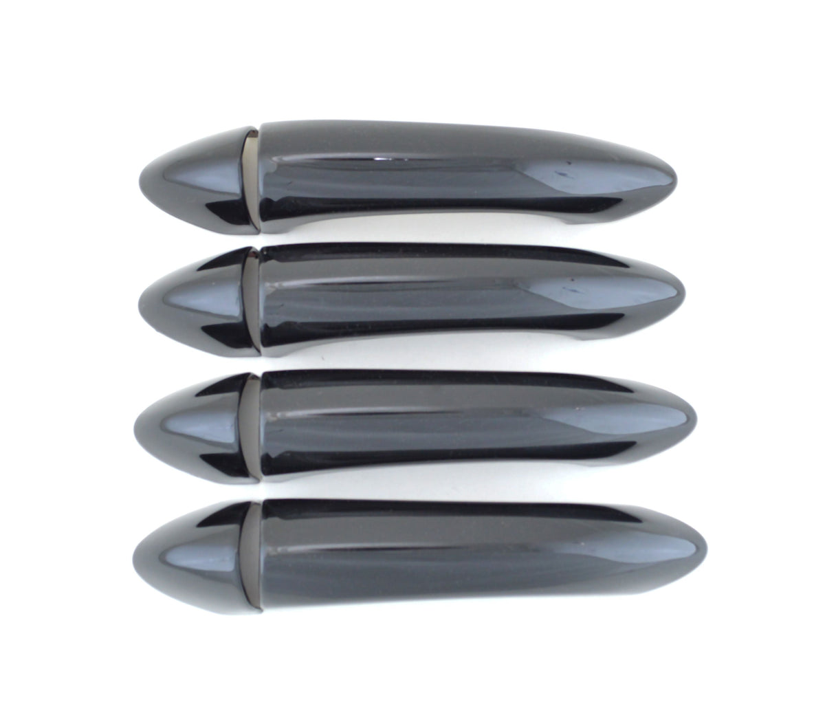 DH6308BLK 2022 Chevrolet Bolt EUV/Bolt EV No Smart Key 8 PCS Gloss Black Snap-on W/Tape Door Handle Cover