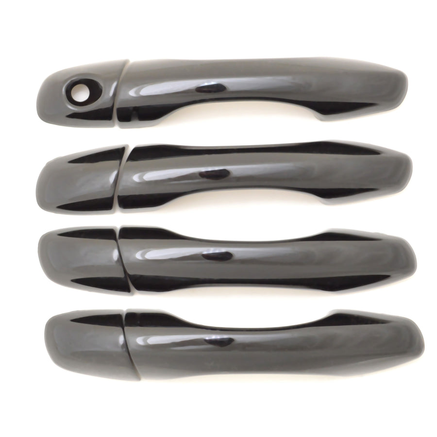 DH6317BLK 16-20 Kia Sorento No Smart Key 8 PCS Gloss Black Snap-on W/Tape Door Handle Cover Chrome Delete Kit