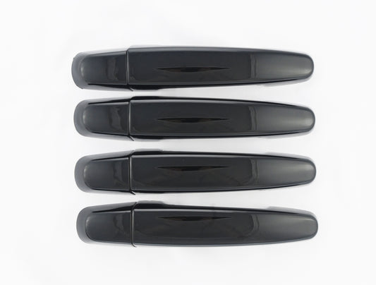 DH6324BLK 13-20 Chevrolet Impala No Smart Key 8 PCS Gloss Black Snap-on W/Tape Door Handle Cover Chrome Delete Kit