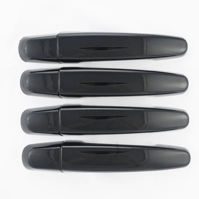 DH6324BLK 13-20 Chevrolet Impala No Smart Key 8 PCS Gloss Black Snap-on W/Tape Door Handle Cover Chrome Delete Kit