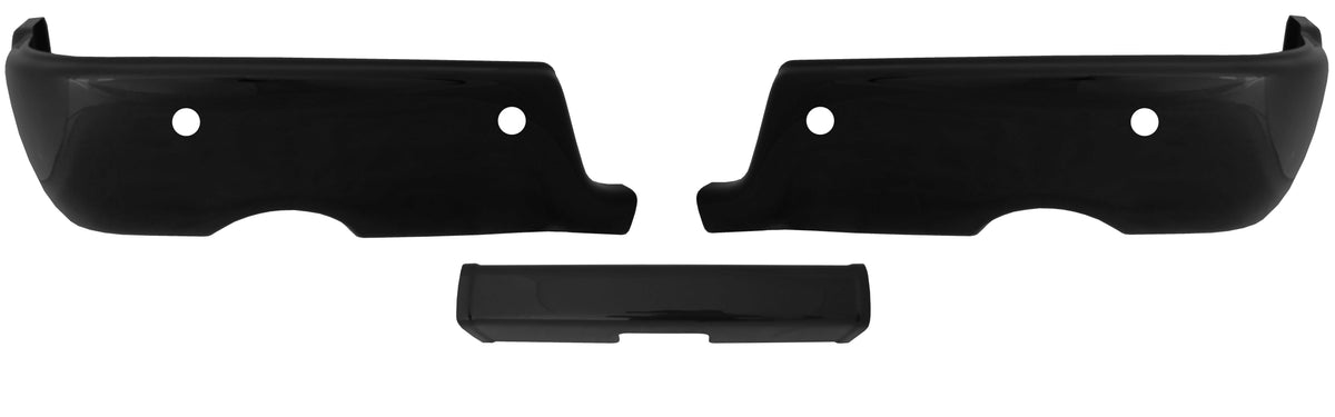 Dual exhaust, parking sensors on a rear bumper covers for the 2008-2019 Ram truck