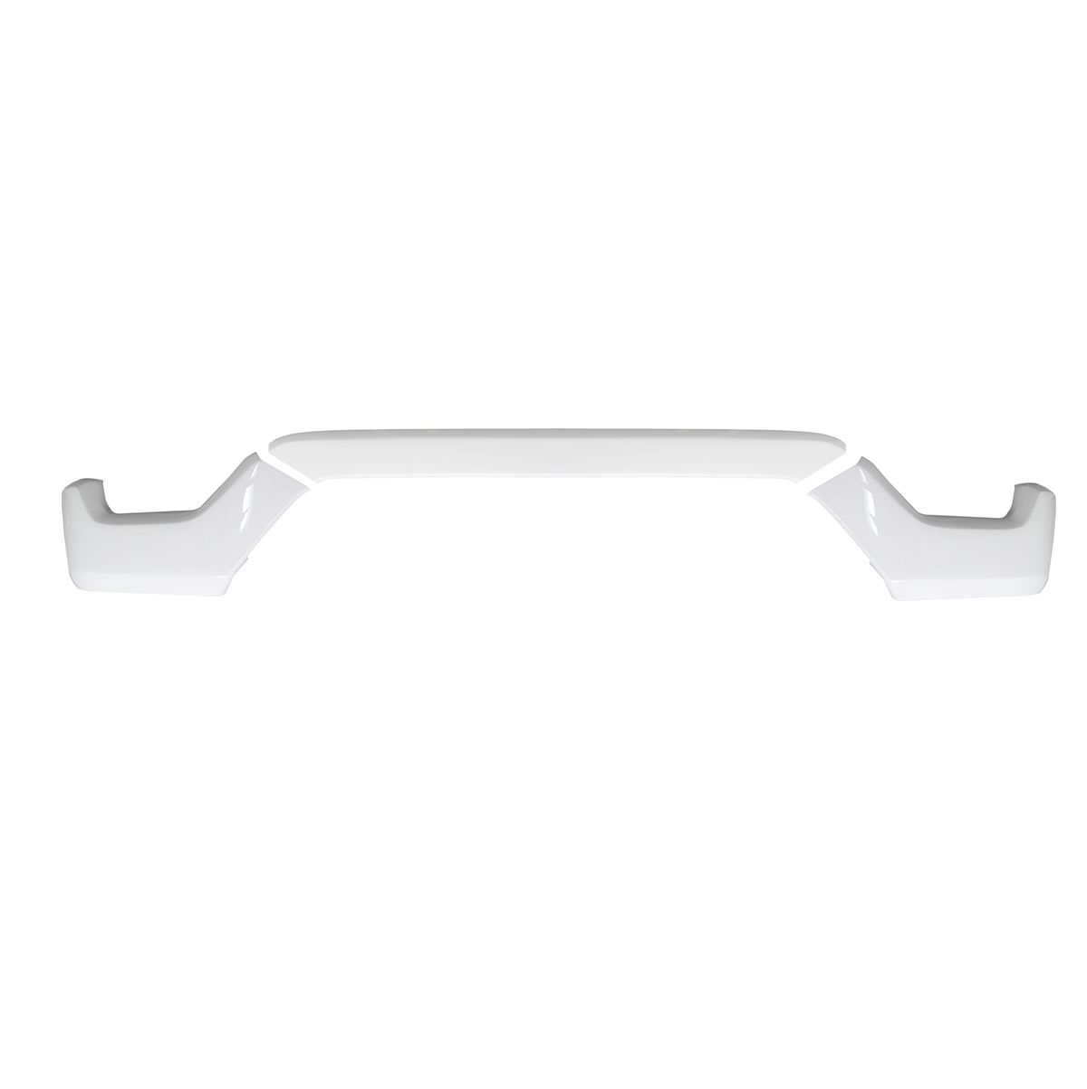 2021-2023 Ford F150 Front Bumper Covers in gloss white without parking sensors