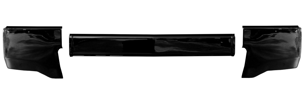Gloss Black 2014-2015 Chevy Silverado 1500 - Front BUMPERSHELLZ™ - chrome delete kit