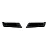 ford f150 Gloss Black Rear Bumper Covers with 4 parking Sensor hole cut outs, chrome delete kit 