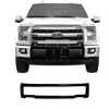 2015-2017 F150 Front Bumper Cover (Center Only) Chrome Delete Kit Gloss Black Yes