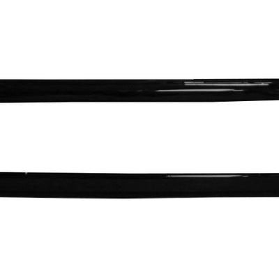 Gloss Black 2015-2017 Ford F-150 Front Bumper Covers with fog lamp cut-outs, Chrome Delete Kit