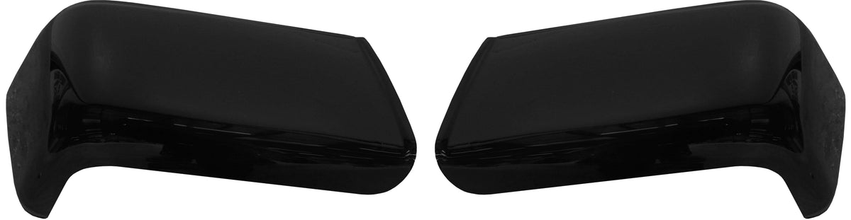 Gloss black rear bumper cover for 2007-2013 Chevy Silverado/GMC Sierra, no parking sensor cutouts.