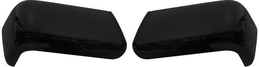 Gloss black rear bumper cover for 2007-2013 Chevy Silverado/GMC Sierra, no parking sensor cutouts.
