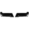 Gloss black BumperShellz rear bumper cover for Ford f250-f350 designed without parking sensor holes.