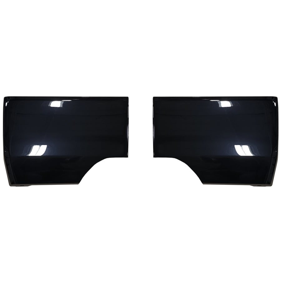 Gloss black BumperShellz for 2022 Toyota Tundra rear bumper covers
