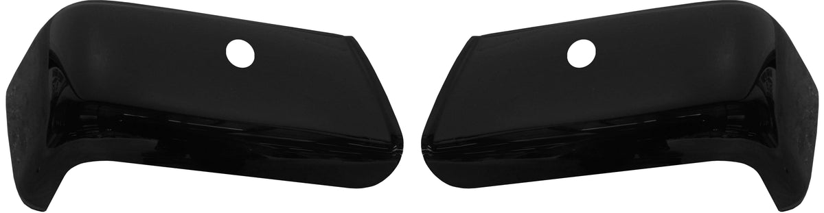 Gloss black rear bumper cover for 2007-2013 Chevy Silverado/GMC Sierra, with parking sensor hole cutouts
