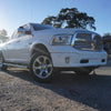 2013-2018 Shellz installed on a gloss white Ram 1500