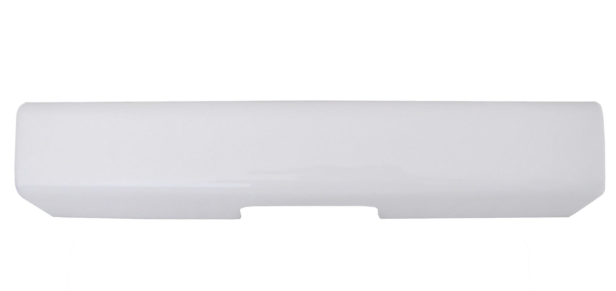 2009-2018 RAM Truck Trailer Hitch Guard Gloss White chrome delete