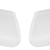 Gloss white rear bumper cover for 2007-2013 Chevy Silverado/GMC Sierra, with parking sensor hole cutouts