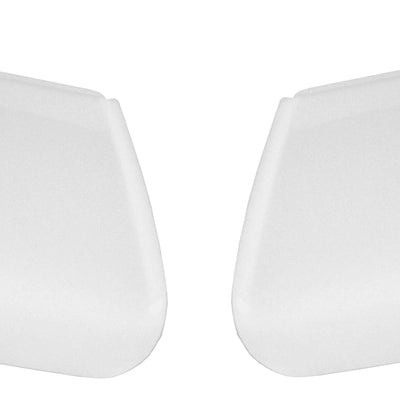 Gloss white rear bumper cover for 2007-2013 Chevy Silverado/GMC Sierra, with parking sensor hole cutouts