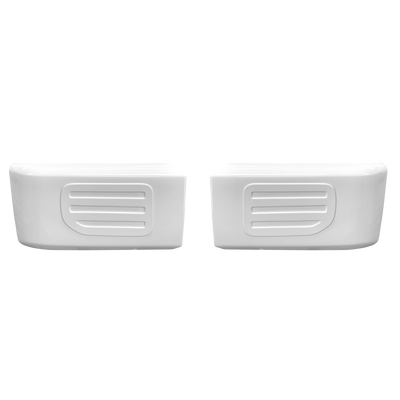 Gloss White 2015-2017 Side Cover F-150 Front BumperShellz without fog lamps