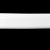 Gloss white front bumper cover for 2014-2015 GMC Sierra 1500, Chrome Delete BumperShellz, no parking sensor holes.