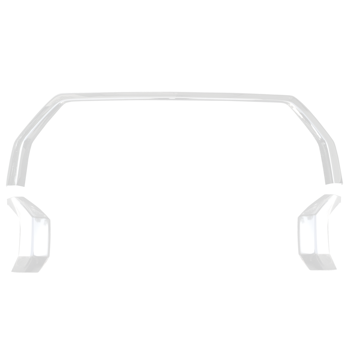 Ice Cap Mustache Shellz for 2022 Toyota Tundra with color code 040
