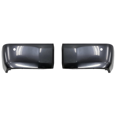 Magnetic Gray Metallic (Color Code: 1G3) BumperShellz Rear Bumper Overlays for 2014-2021 Toyota Tundra, With Sensor Holes