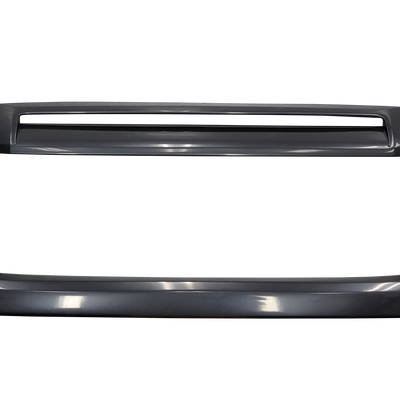 A detailed view of the Magnetic Gray Metallic (Color Code: 1G3) BumperShellz overlay, tailored for the 2014-2021 Toyota Tundra’s grille surround and hood bulge.
