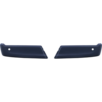 Matte Black 2021-2023 F150 Rear Bumper Covers with 2 parking sensor holes cut out