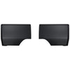 Matte black rear bumper covers by BumperShellz designed for the 2022-2024 Toyota Tundra, chrome delete kit