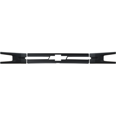 Matte Black Grille Overlay for 2019-2020 Silverado 1500 LT/LTZ to highlight a modern, non-reflective finish
