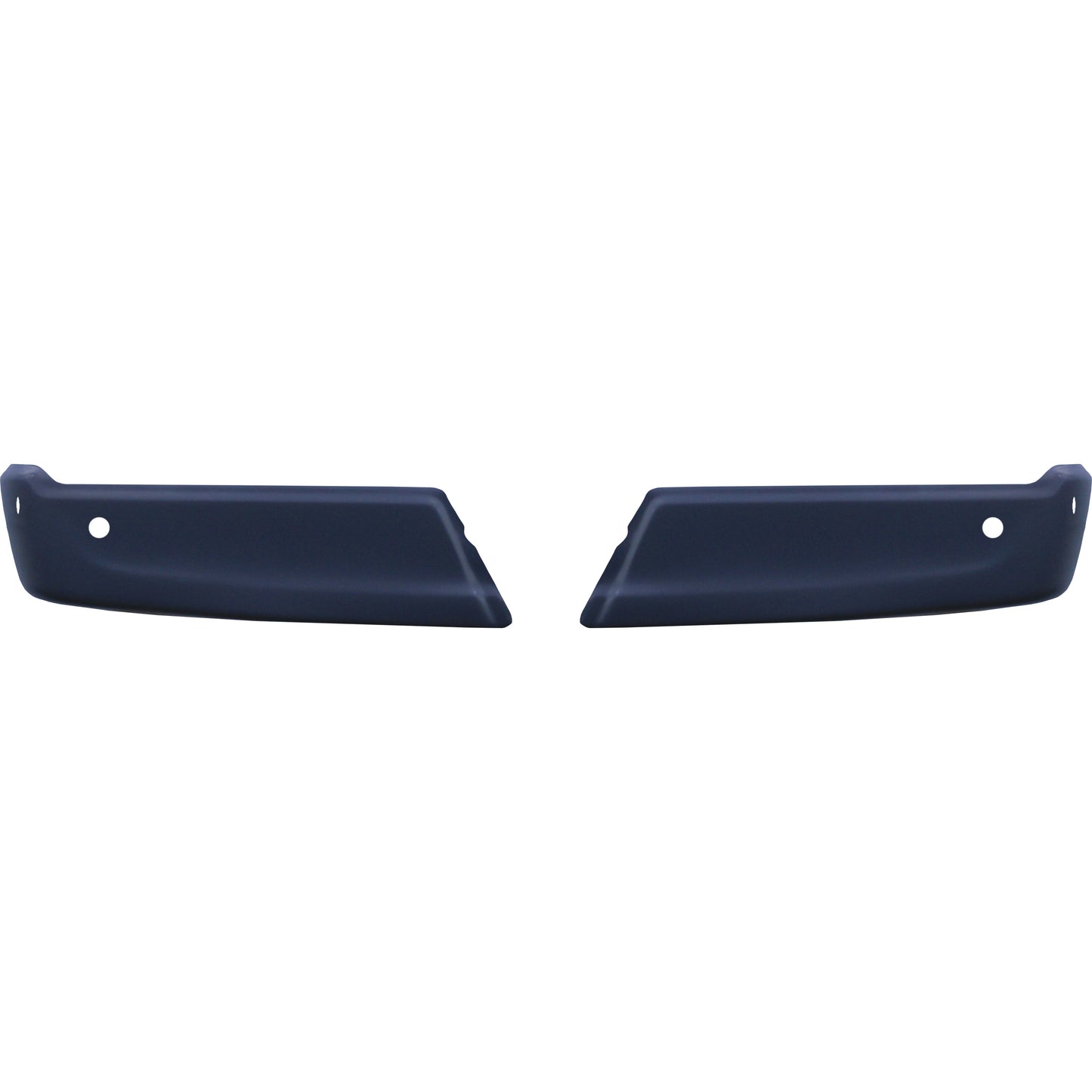 matte black ford f150 2021-2023 Rear Bumper Covers with 4 parking Sensor hole cut outs, chrome delete kit 