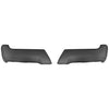 Ford F250/F350 matte black rear bumper cover, no sensor cutouts, fits 2017-2022 models for a sleek look.