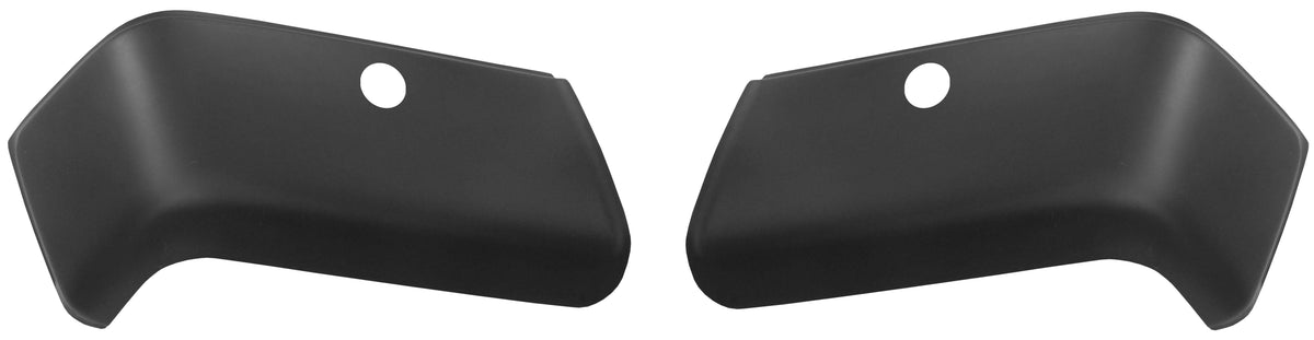 Matte black rear bumper cover for 2007-2013 Chevy Silverado/GMC Sierra, with parking sensor hole cutouts.