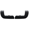 Matte black rear bumper cover for 2016-2023 Toyota Tacoma, smooth finish without sensor holes.