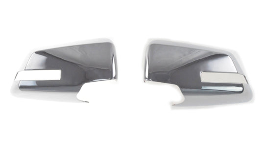 MC121 09-17 Chevrolet Traverse 4 PCS With Signal Cutout Option Full Chrome Tape-on Mirror Cover Chrome Delete Kit