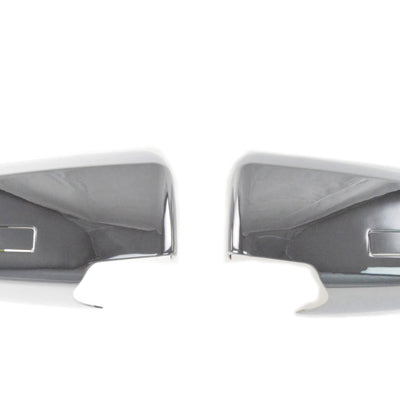 MC121 09-16 GMC Acadia 4 PCS With Signal Cutout Option Full Chrome Tape-on Mirror Cover Chrome Delete Kit