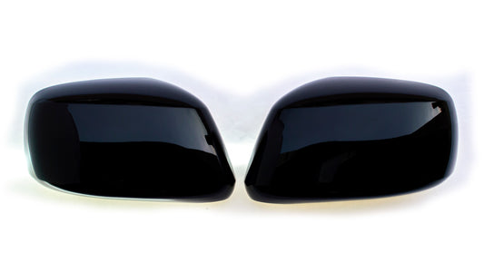 MC6117BLK 05-12 Nissan Pathfinder 2 PCS Full Gloss Black Tape-on Mirror Cover Chrome Delete Kit