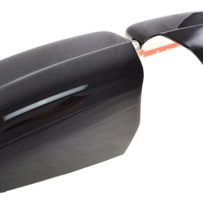 MC6150BLK 09-10 Dodge Ram 1500/11-18 Ram 1500, 19-21 Ram 1500 Classic 2 PCS No Turn Signal Full Gloss Black Tape-on Mirror Cover Chrome Delete Kit