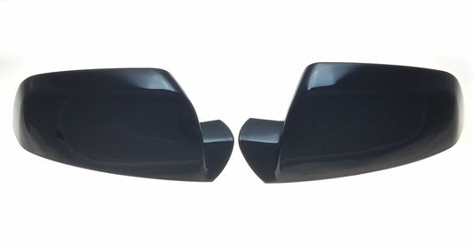 MC6164BLK 11-17 GMC Terrain 2 PCS Top Gloss Black Tape-on Mirror Cover Chrome Delete Kit