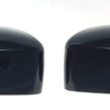 MC6185BLK 12-18 Ford Focus 2 PCS With Turn Signal Top Gloss Black Tape-on Mirror Cover Chrome Delete Kit