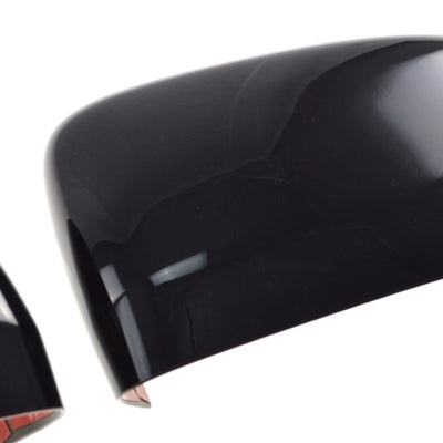 MC6187BLK 11-20 Dodge Durango 2 PCS Top Gloss Black Tape-on Mirror Cover Chrome Delete Kit