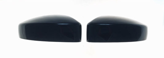 MC6196BLK 13-16 Ford C-Max 2 PCS No Turn Signal Top Gloss Black Tape-on Mirror Cover Chrome Delete Kit