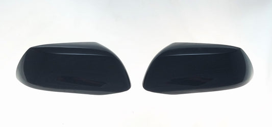 MC6197BLK 12-22 Honda CR-V 2 PCS No Turn Signal Top Gloss Black Tape-on Mirror Cover Chrome Delete Kit