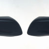 MC6197BLK 12-22 Honda CR-V 2 PCS No Turn Signal Top Gloss Black Tape-on Mirror Cover Chrome Delete Kit